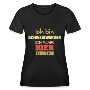 Welder - Women's Functional T-Shirt - black - Front - AI Model Female 172 light (172cm)