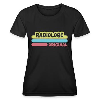 Vorname Radiologe - Frauen Funktions-T-Shirt - Schwarz - Vorne - AI Model Female 172 light (172cm)