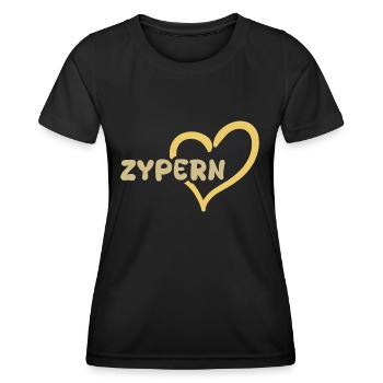 Gift for Cyprus - Women's Functional T-Shirt - black - Front - AI Model Female 172 light (172cm)