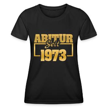 Ferien 1973 - Frauen Funktions-T-Shirt - Schwarz - Vorne - AI Model Female 172 light (172cm)