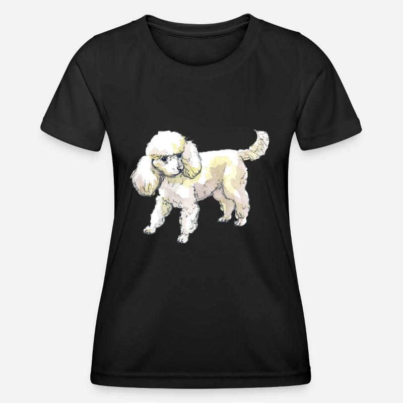 poodle - Women's Functional T-Shirt - black