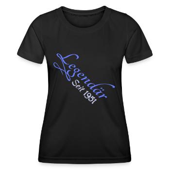 Witzig 1951 - Frauen Funktions-T-Shirt - Schwarz - Vorne - AI Model Female 172 light (172cm)