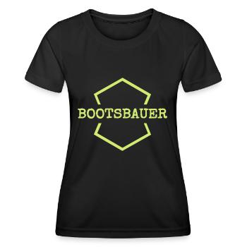 Geschenk für Bootsbauer - Frauen Funktions-T-Shirt - Schwarz - Vorne - AI Model Female 172 light (172cm)