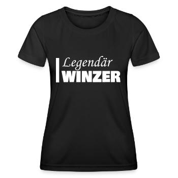 Vigneron - T-shirt sport Femme - noir - Devant - AI Model Female 172 light (172cm)