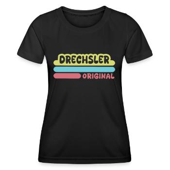 Drechsler als Vorname - Frauen Funktions-T-Shirt - Schwarz - Vorne - AI Model Female 172 light (172cm)