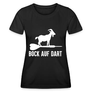 Bock Auf Dart - Fléchettes Spruch Dart Spieler - T-shirt sport Femme - noir - Devant - AI Model Female 172 light (172cm)