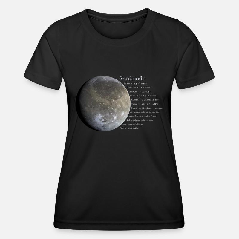 Ganymede - Women's Functional T-Shirt - black