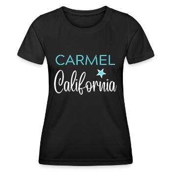 CARMEL California - T-shirt sport Femme - noir - Devant - AI Model Female 172 light (172cm)