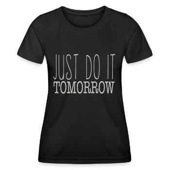 FAIS-LE - T-shirt sport Femme - noir - Devant - AI Model Female 172 light (172cm)