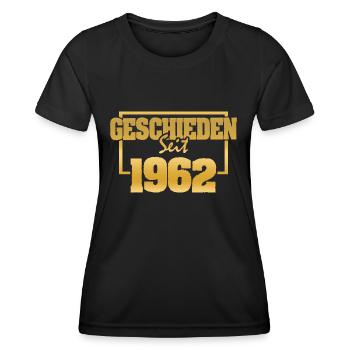 Ehemann 1962 - Frauen Funktions-T-Shirt - Schwarz - Vorne - AI Model Female 172 light (172cm)