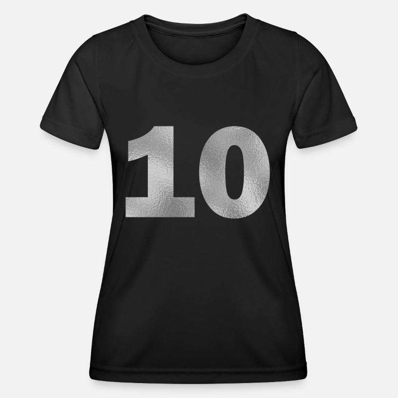 Birthday 10 years - Women's Functional T-Shirt - black