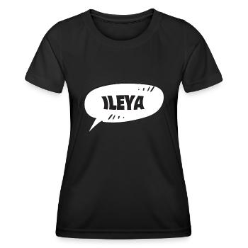 Geschenk für Ileya - Frauen Funktions-T-Shirt - Schwarz - Vorne - AI Model Female 172 light (172cm)