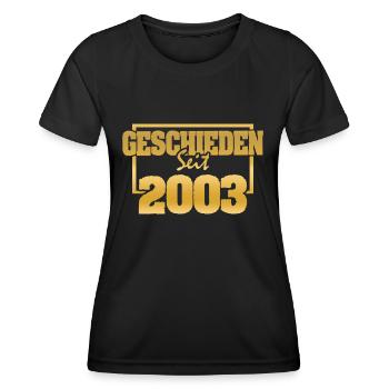 2003 - Women's Functional T-Shirt - black - Front - AI Model Female 172 light (172cm)