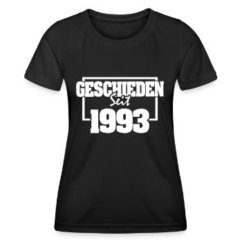 Sprüche 1993 - Frauen Funktions-T-Shirt - Schwarz - Vorne - AI Model Female 172 light (172cm)