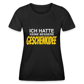 Beste Geschenkidee - Frauen Funktions-T-Shirt - Schwarz - Vorne - AI Model Female 172 light (172cm)