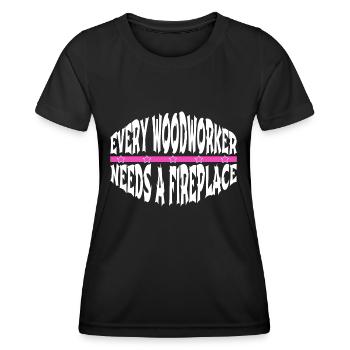 best carpenter baby and toddler shirts hearbeat - Women's Functional T-Shirt - black - Front - AI Model Female 172 light (172cm)