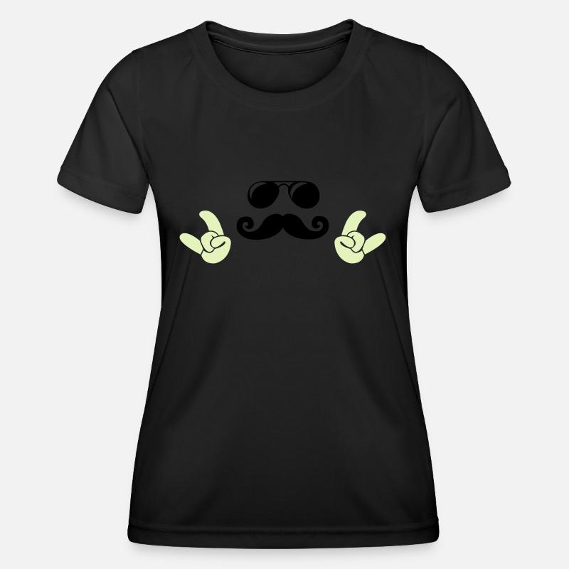 Cool Face - Women's Functional T-Shirt - black
