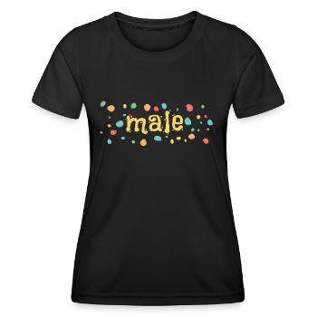 Geschenk für malte - Frauen Funktions-T-Shirt - Schwarz - Vorne - AI Model Female 172 light (172cm)