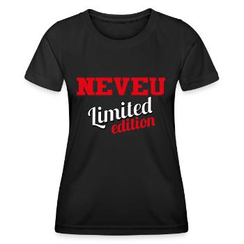 NEVEU LIMITED EDITION - T-shirt sport Femme - noir - Devant - AI Model Female 172 light (172cm)