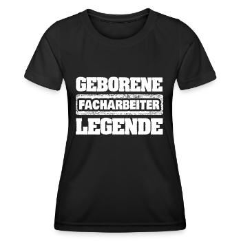Skilled worker - Women's Functional T-Shirt - black - Front - AI Model Female 172 light (172cm)