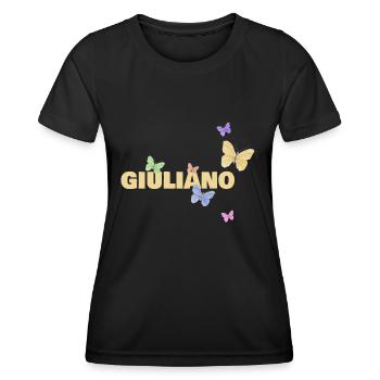 giuliano - Frauen Funktions-T-Shirt - Schwarz - Vorne - AI Model Female 172 light (172cm)