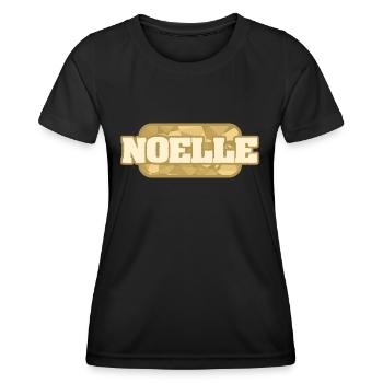 Gesundheit Noelle - Frauen Funktions-T-Shirt - Schwarz - Vorne - AI Model Female 172 light (172cm)