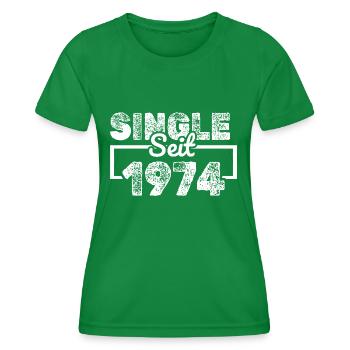 1974 - Frauen Funktions-T-Shirt - Kelly Green - Vorne - AI Model Female 172 dark (172cm)