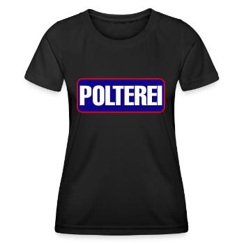 Polterei Spaß Junggesellenabschied - Frauen Funktions-T-Shirt - Schwarz - Vorne - AI Model Female 172 light (172cm)
