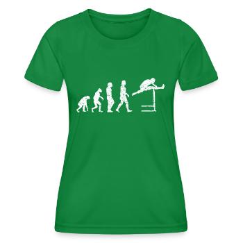 Weitspringen Weitspringer Hochsprung Dreisprung - Frauen Funktions-T-Shirt - Kelly Green - Vorne - AI Model Female 172 dark (172cm)