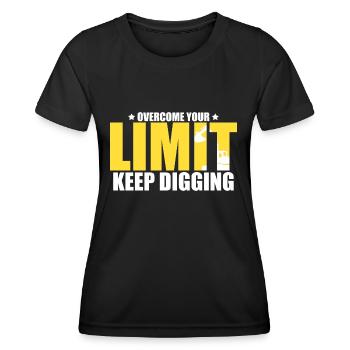Excavator driver for excavator reverse drivers - Women's Functional T-Shirt - black - Front - AI Model Female 172 light (172cm)