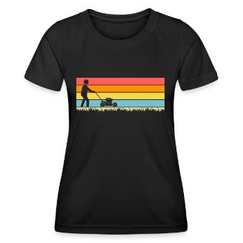 Accueil Jardinier Jardinier Jardinier Jardinier Jardinage - T-shirt sport Femme - noir - Devant - AI Model Female 172 light (172cm)