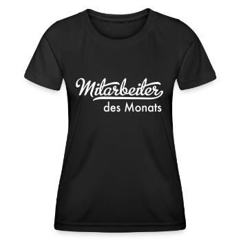 Mitarbeiter des Monats - Frauen Funktions-T-Shirt - Schwarz - Vorne - AI Model Female 172 light (172cm)