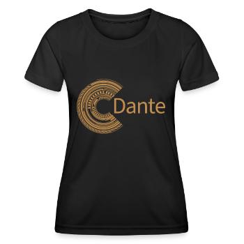 Für Dante - Frauen Funktions-T-Shirt - Schwarz - Vorne - AI Model Female 172 light (172cm)