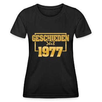 Wedding 1977 - Women's Functional T-Shirt - black - Front - AI Model Female 172 light (172cm)