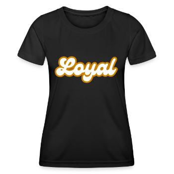 Loyauté loyale - T-shirt sport Femme - noir - Devant - AI Model Female 172 light (172cm)