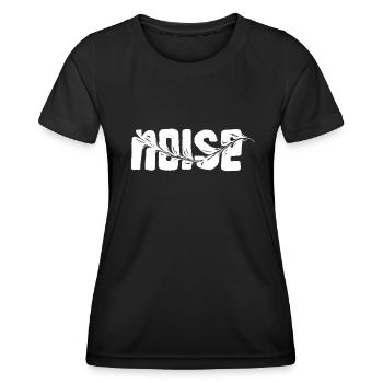 Loud Noise – Musik Design - Frauen Funktions-T-Shirt - Schwarz - Vorne - AI Model Female 172 light (172cm)