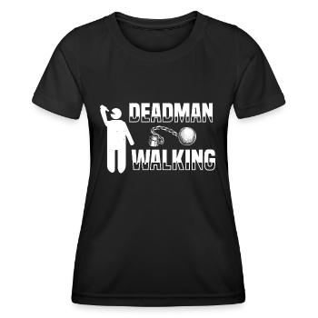 DEAD MAN WALKING 2 - Frauen Funktions-T-Shirt - Schwarz - Vorne - AI Model Female 172 light (172cm)
