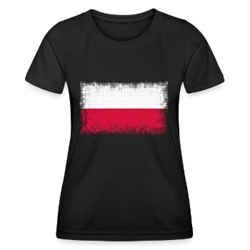 Geschenk für Polen - Frauen Funktions-T-Shirt - Schwarz - Vorne - AI Model Female 172 light (172cm)