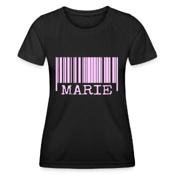 Marie Marie - T-shirt sport Femme - noir - Devant - AI Model Female 172 light (172cm)