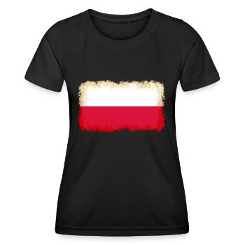Polen als Polen - Frauen Funktions-T-Shirt - Schwarz - Vorne - AI Model Female 172 light (172cm)
