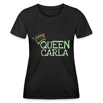 Carla as a first name - Women's Functional T-Shirt - black - Front - AI Model Female 172 light (172cm)