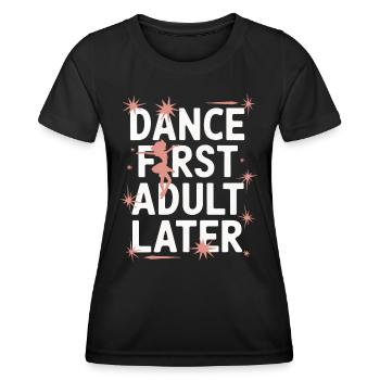 Tanzen Tänzer Tanzen - Frauen Funktions-T-Shirt - Schwarz - Vorne - AI Model Female 172 light (172cm)