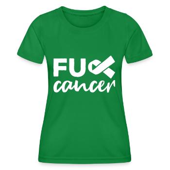 Krebs Schleife Brustkrebs - Frauen Funktions-T-Shirt - Kelly Green - Vorne - AI Model Female 172 dark (172cm)
