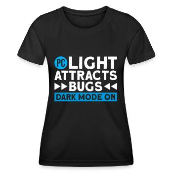 Programmeurs de codage informatique - T-shirt sport Femme - noir - Devant - AI Model Female 172 light (172cm)
