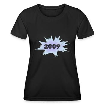 Bulle 2009 - T-shirt sport Femme - noir - Devant - AI Model Female 172 light (172cm)