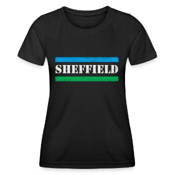 Sheffield - Women's Functional T-Shirt - black - Front - AI Model Female 172 light (172cm)