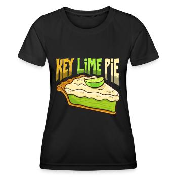 Key Lime Pie Lime Recipe West Florida - Women's Functional T-Shirt - black - Front - AI Model Female 172 light (172cm)