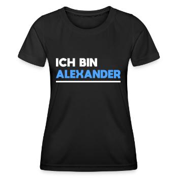 Alexander Name Spruch für stolze Alexander - Frauen Funktions-T-Shirt - Schwarz - Vorne - AI Model Female 172 light (172cm)