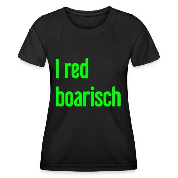 I red boarisch - Women's Functional T-Shirt - black - Front - AI Model Female 172 light (172cm)