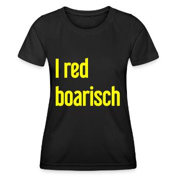 I red boarisch - Women's Functional T-Shirt - black - Front - AI Model Female 172 light (172cm)
